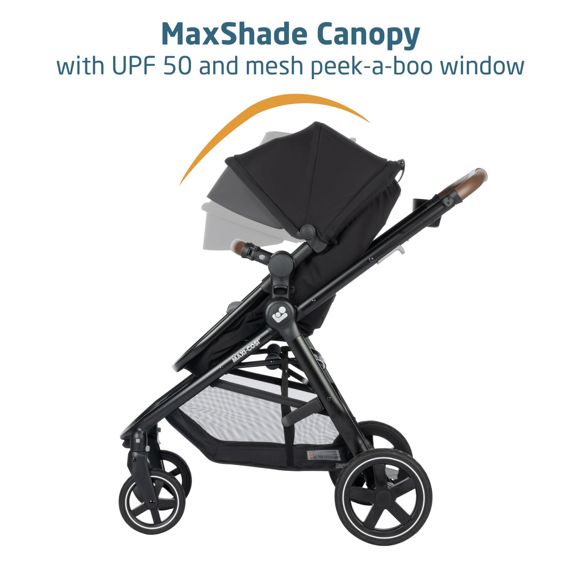 Maxi-Cosi Zelia™ Luxe 5-in-1 Modular Travel System in New Hope Black