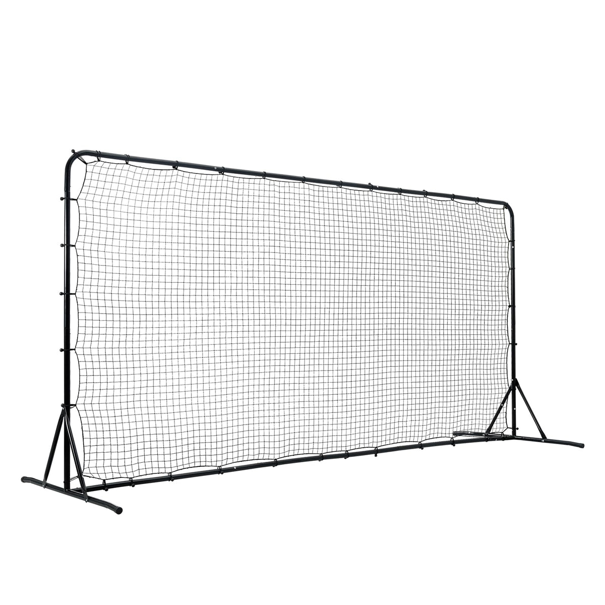 VEVOR Soccer Rebounder Net, 12x6FT Iron Soccer Training Equipment, Sports Football Training Gift with Portable Bag, Volleyball Rebounder Wall Perfect for Backyard Practicing, Solo Training, Passing