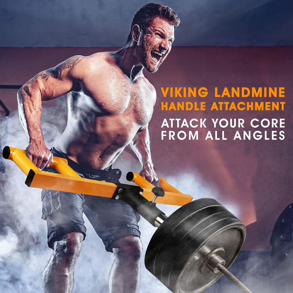 Yes4All Viking Press Attachment – Great Landmine Exercise Equipment for 2-Inch Olympic Barbell