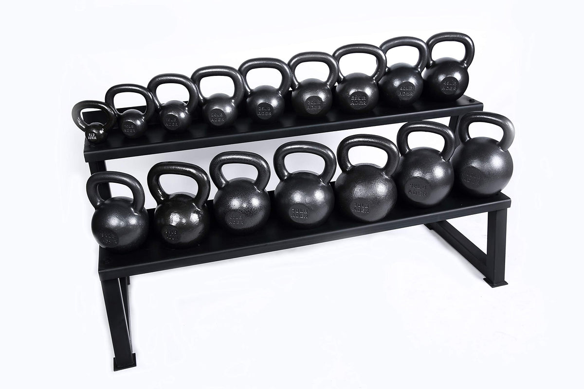 Ader Sporting Goods Kettlebell Rack 2-Tier 56"