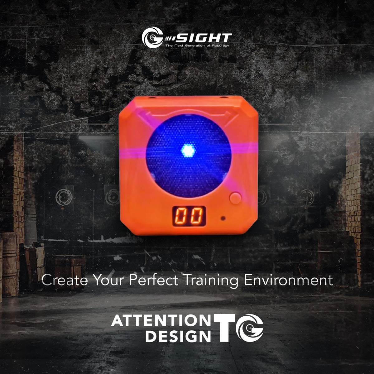 Shoot and No-Shoot Mini Target – Dry Fire System with Smart Color Response for Real-Time Reaction Training - Train at Home, Stay Sharp & Build Skills with an Advanced Shooting Training System