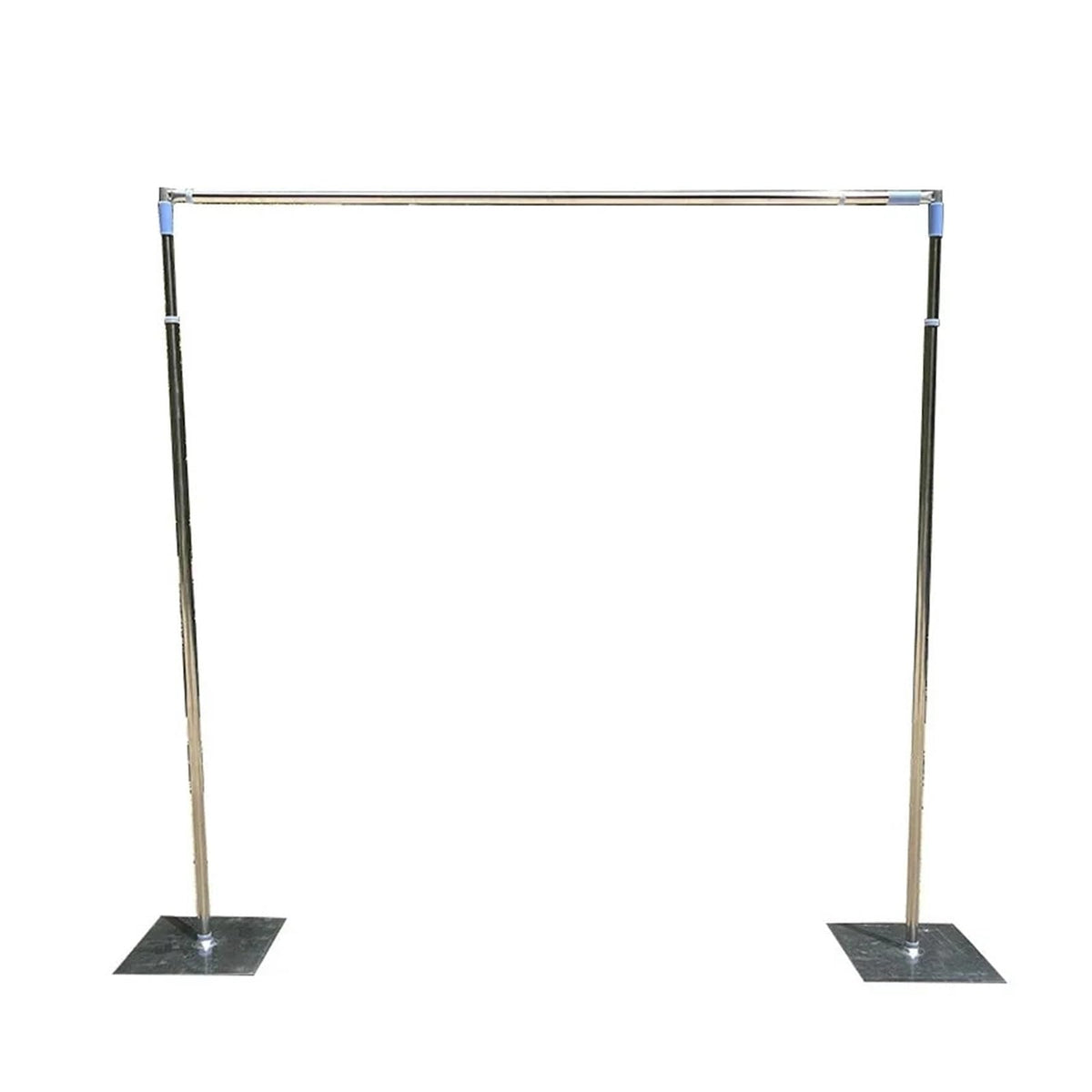 Wedding Square Wrought Metal Frame Arch Adjustable Backdrop Curtain Stand Flower Yarn Shelf Party Events DIY Decoration(3M x 3M)