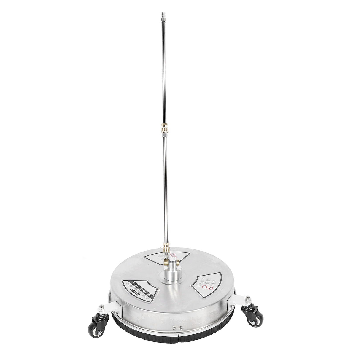 Cosiki 15 Pressure Washer Surface Cleaner, Stainless Steel Power Washer Accessory, 4 Wheels Cleaner with 1 4 Quick Connect Interface, Ideal for Driveways, Sidewalks, Patios & Decks,