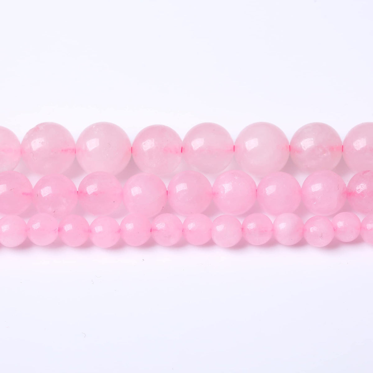 10MM Rose Quartz Round Loose Beads Natural Gem Beads Crystal Energy Stone Beads for Jewelry Making DIY Bracelet Necklace