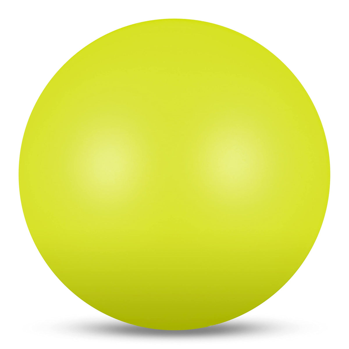DRUNA Ball for Rhythmic Gymnastics | Ideal for Training and Competition | Two Sizes (Neon Yellow, 15 cm)