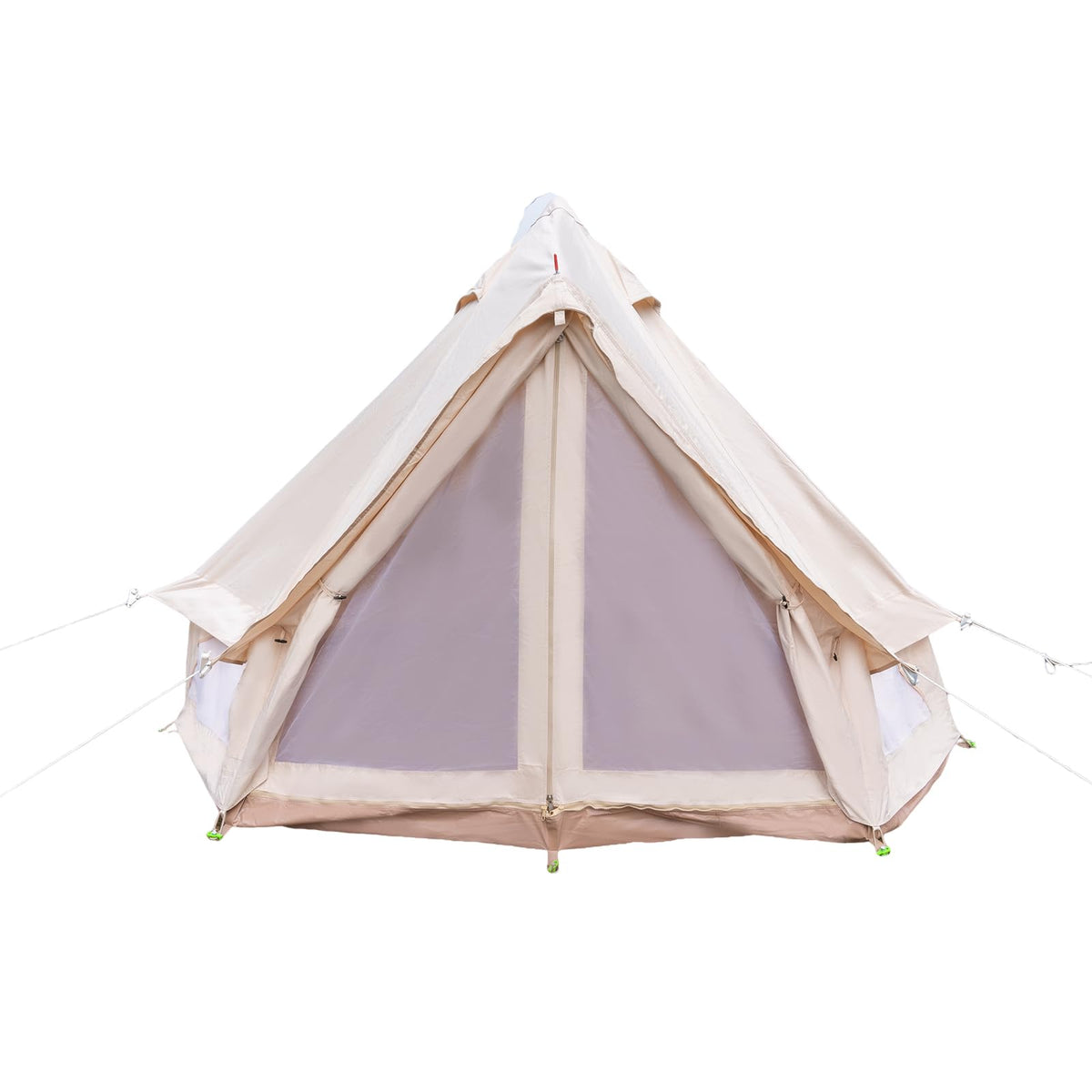 Yurt Tent,Glamping Tents Canvas Bell Tent Waterproof Camping & Glamping 4 Season Yurt 3M 2~3 Person