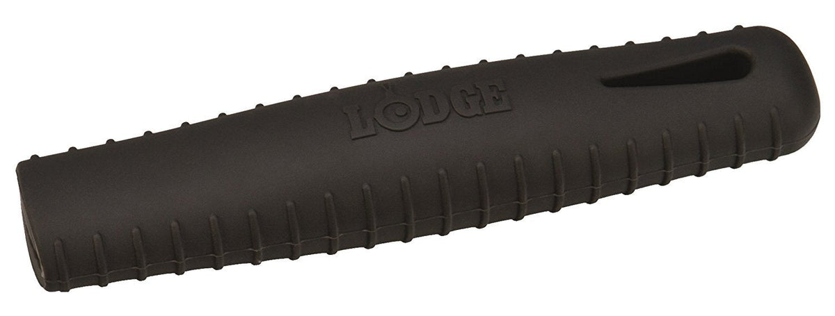 Lodge Silicone Hot Handle Holder - Dishwasher Safe Hot Handle Holder Designed for Lodge Carbon Steel Pan Products - Reusable Heat Protection Up to 500° - Black
