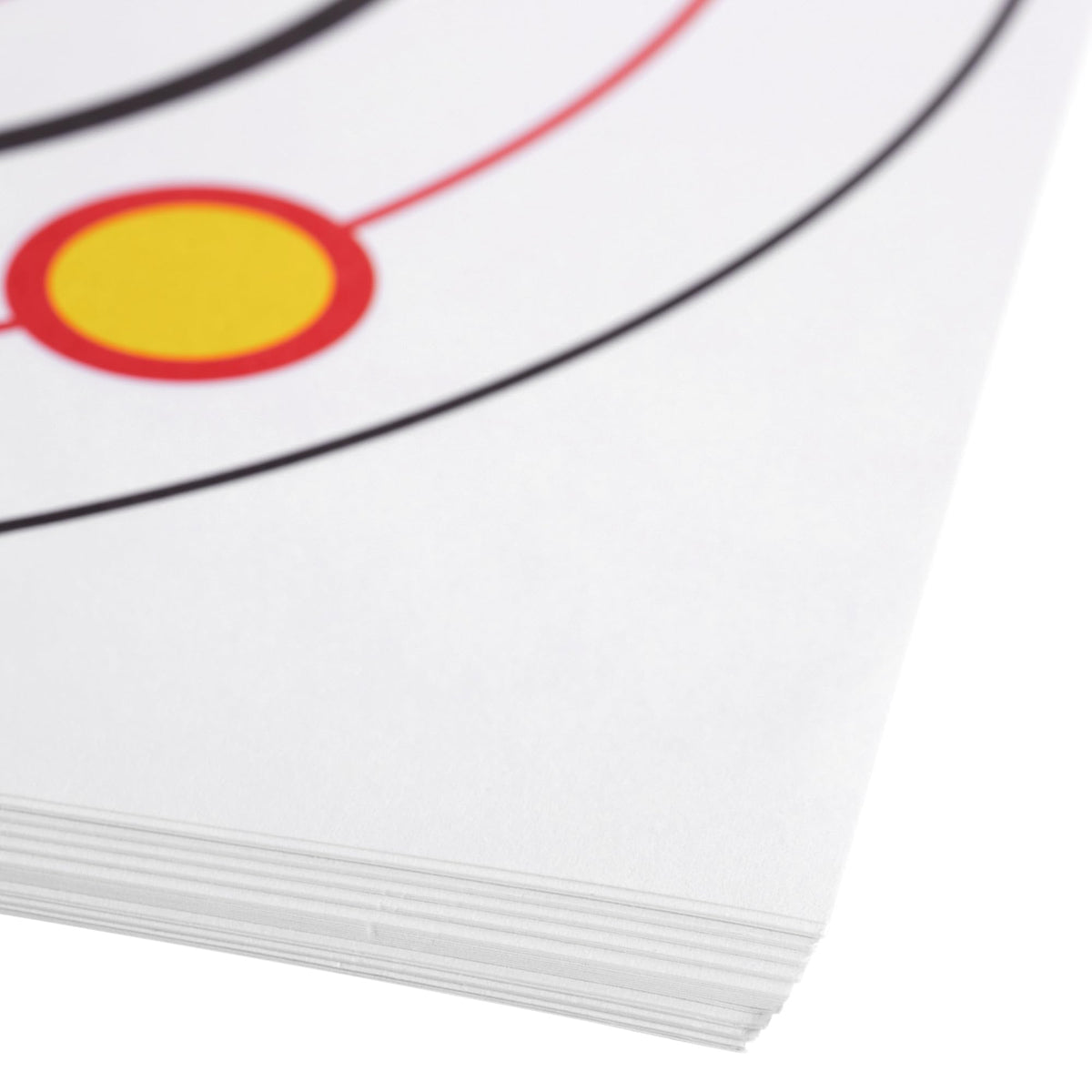 Juvale Paper Shooting Targets - High-Visibility Bullseye for Archery Accessories - Indoor & Outdoor Use with Paper Targets - Versatile Shooting Accessories - 11 x 11 in - Pack of 50
