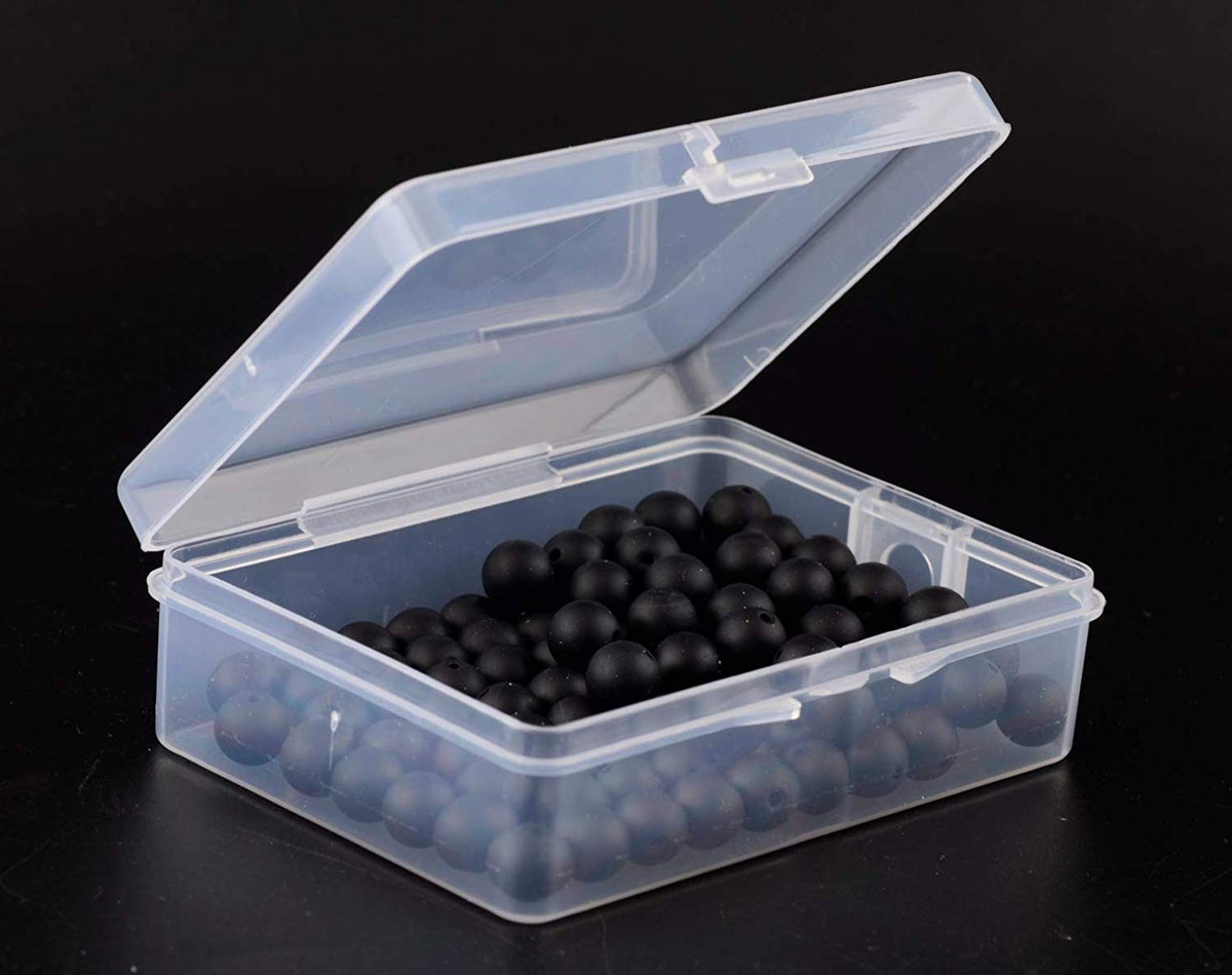 Natural Stone Beads 100pcs 10mm Matte Black Onyx Agate Dull Polish Round Real Stone Beading Loose Gemstone DIY Smooth Beads for Bracelet Necklace Earrings Jewelry Making (Matte Black Onyx, 10mm)