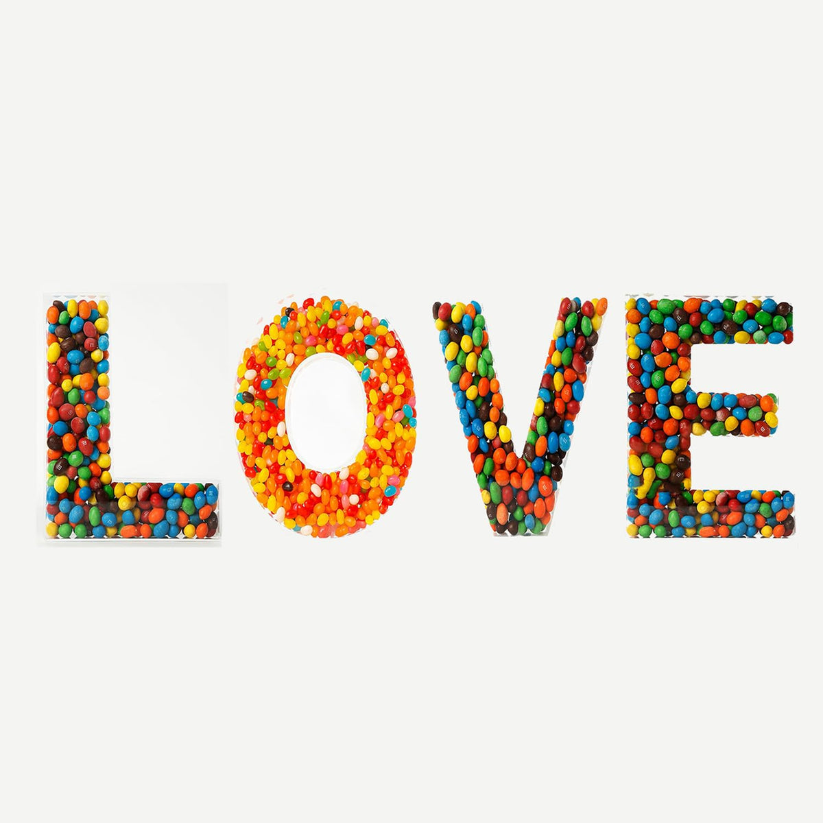 OAEUQ 10-Inch Magnetic Alphabet Candy Jar Refillable Fillable Letters For Candy Tray Reusable Lidded Candy Jar Candy Buffet Container Set (G, 1)