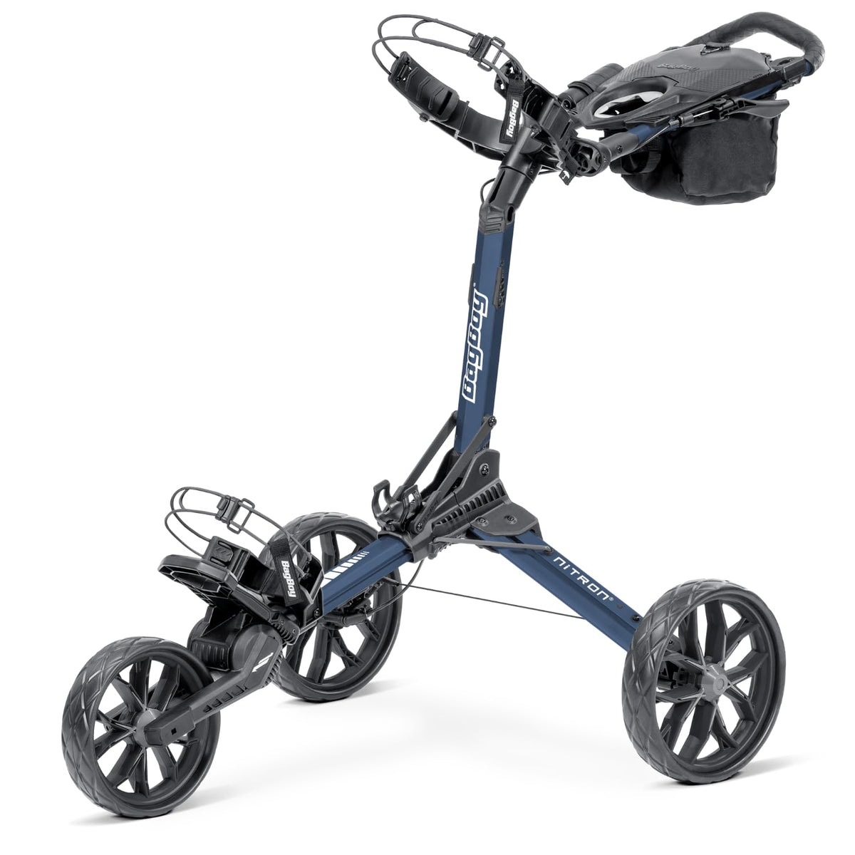 Bag Boy Nitron Golf Push Cart, Navy/Charcoal