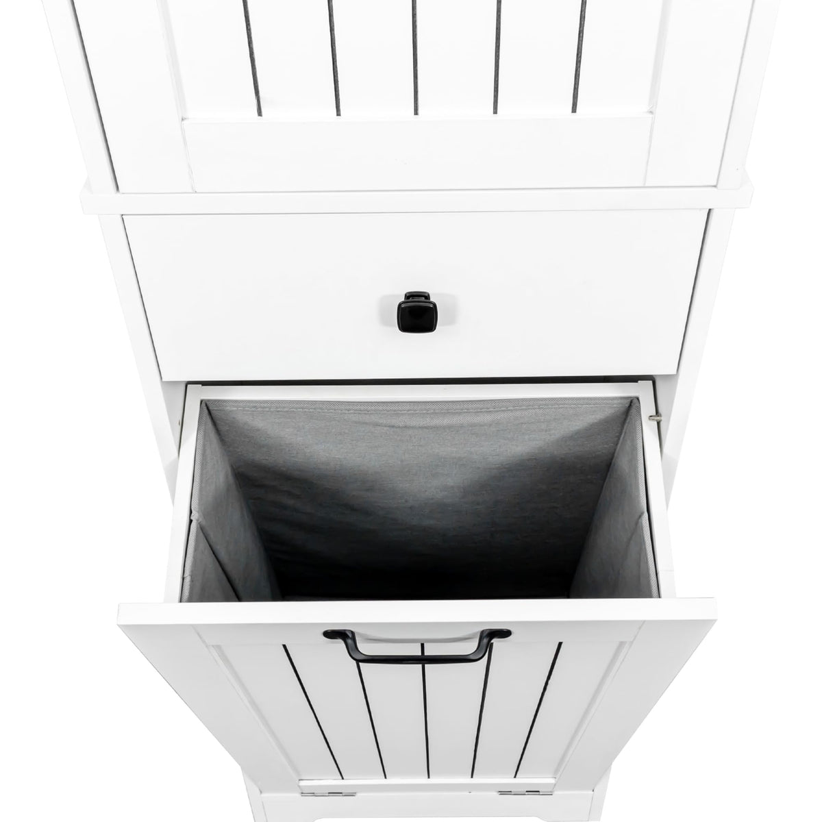 ELEMENT ACE Laundry Cabinet with Storage Shelves and Removable Hamper Baskets