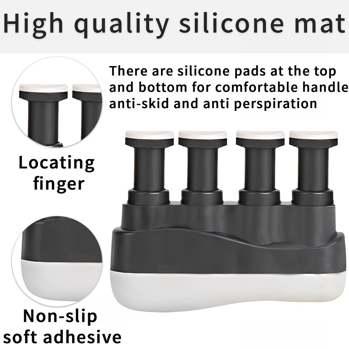 Finger Strengthener,Finger Exerciser and Hand Strengthener Rehab for Musician,Rock Climbing,Comfortable Conditioning