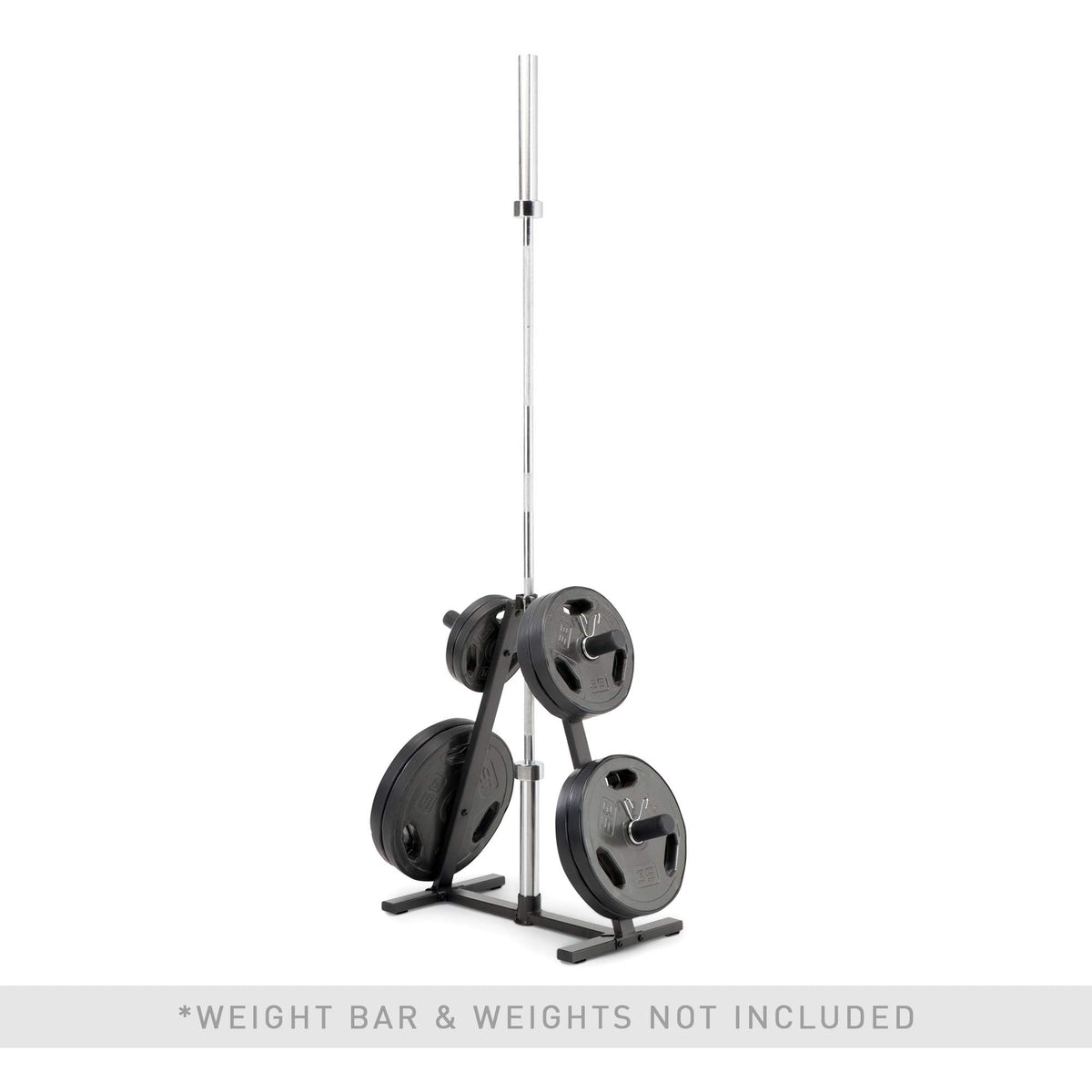 Marcy Home Gym A-frame Organizer for 2-Inch Olympic Weight Plates and Bar, 300 lbs Capacity PT-5740