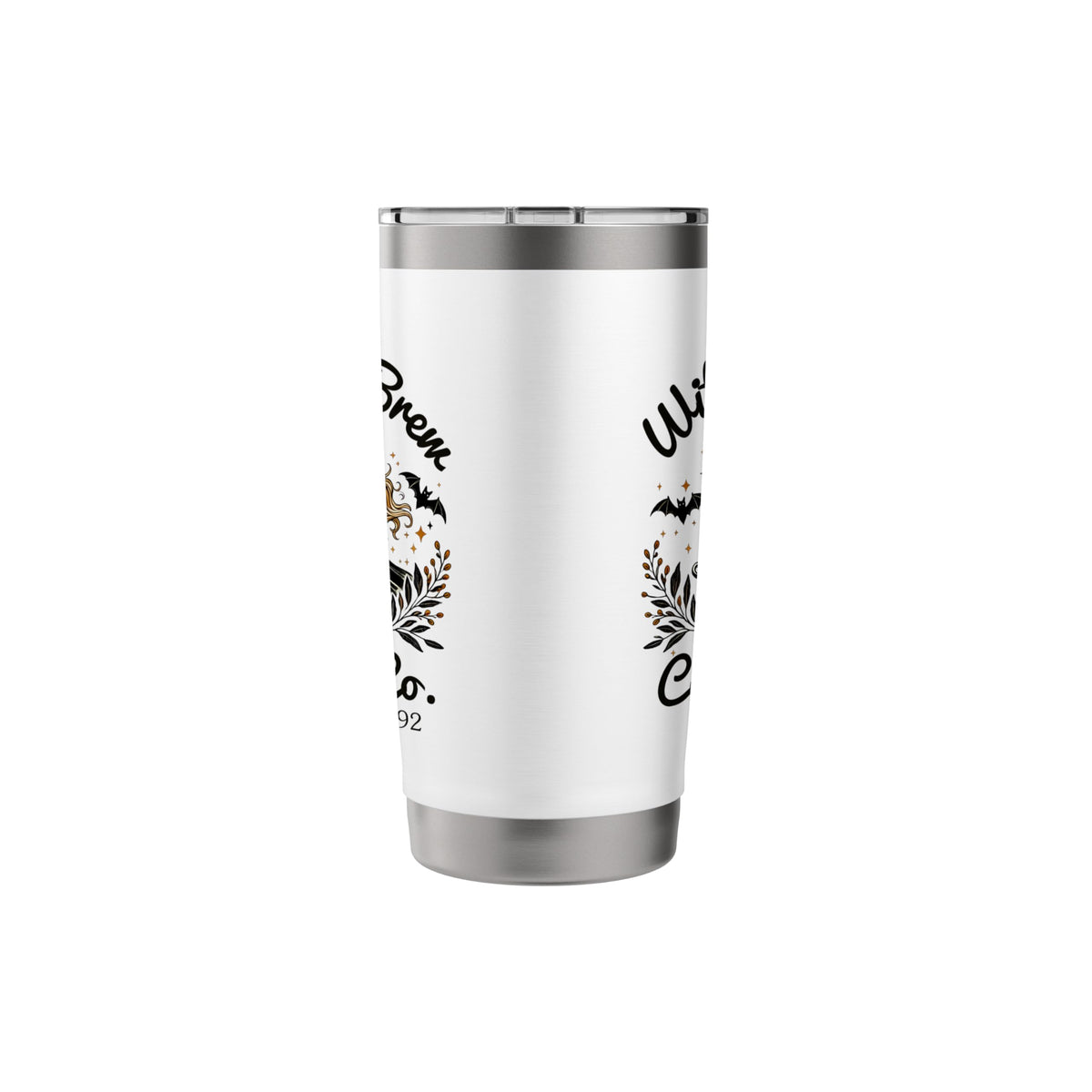 Halloween Witches Brew 20oz Travel Cup Bottle Spooky Coffee Stainless Steel Insulated Tumbler