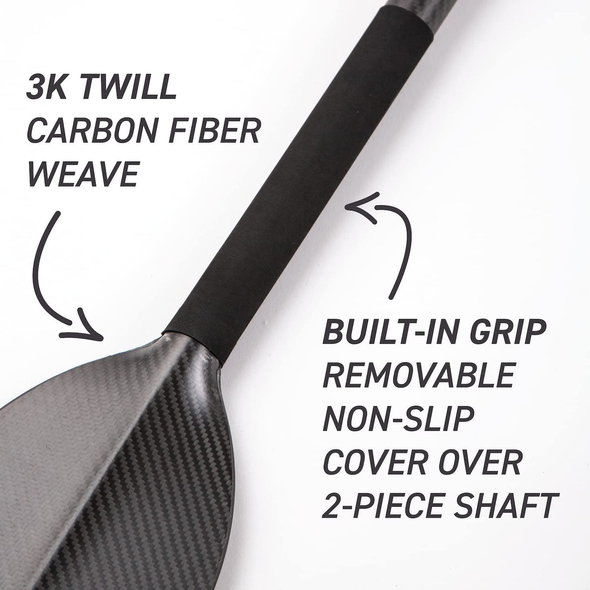 Hornet Watersports Dragon Boat Paddle - Dragon Heart - Adjustable Carbon Fiber Dragon Boat Paddle - IDBF Approved - Dragon Boat Accessories (Leverlock Adjustable)