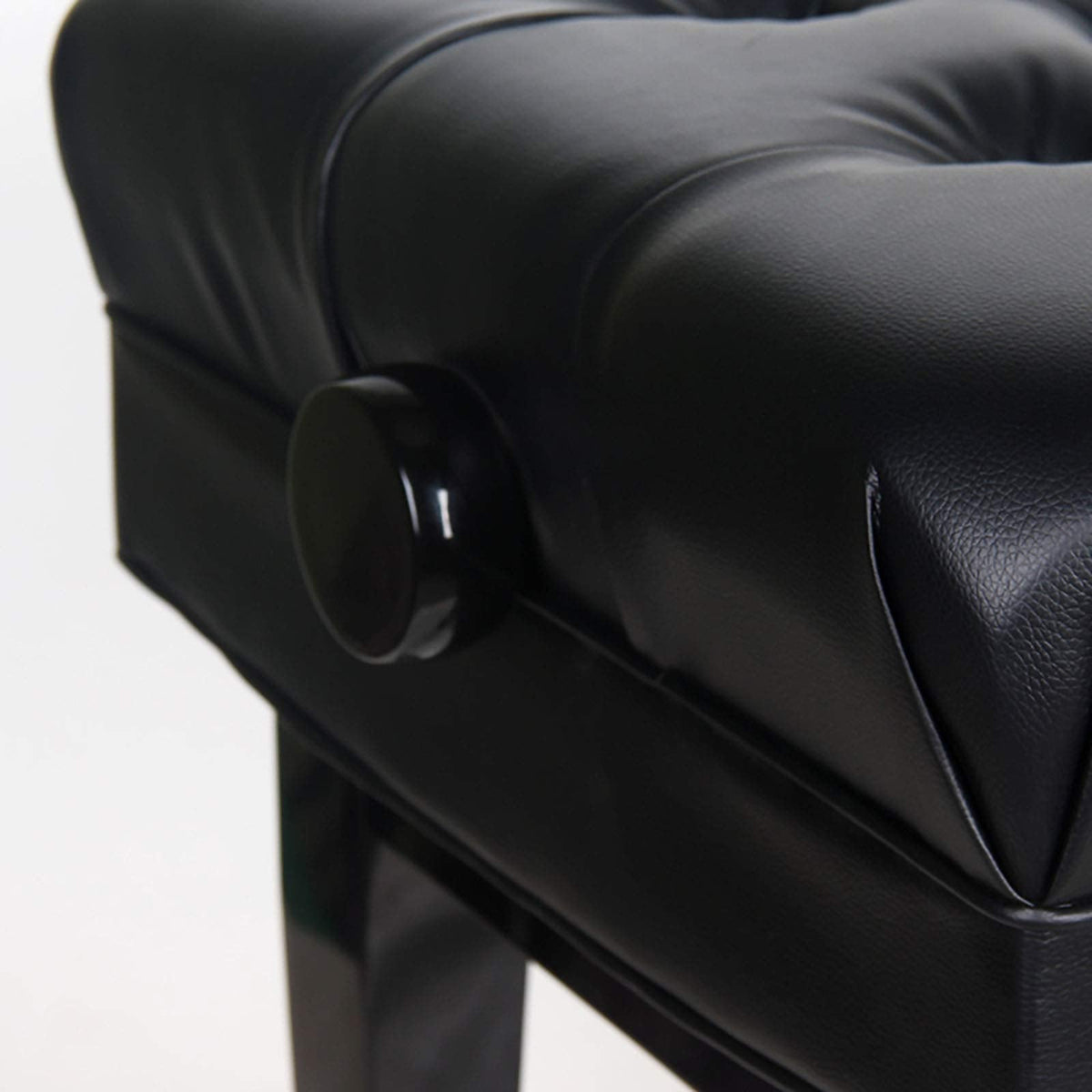 ZOCWJK Piano Stool Dressing Table Stoolwooden Piano Bench Soft Leather Padded Stool Solid Wood Frame Large(