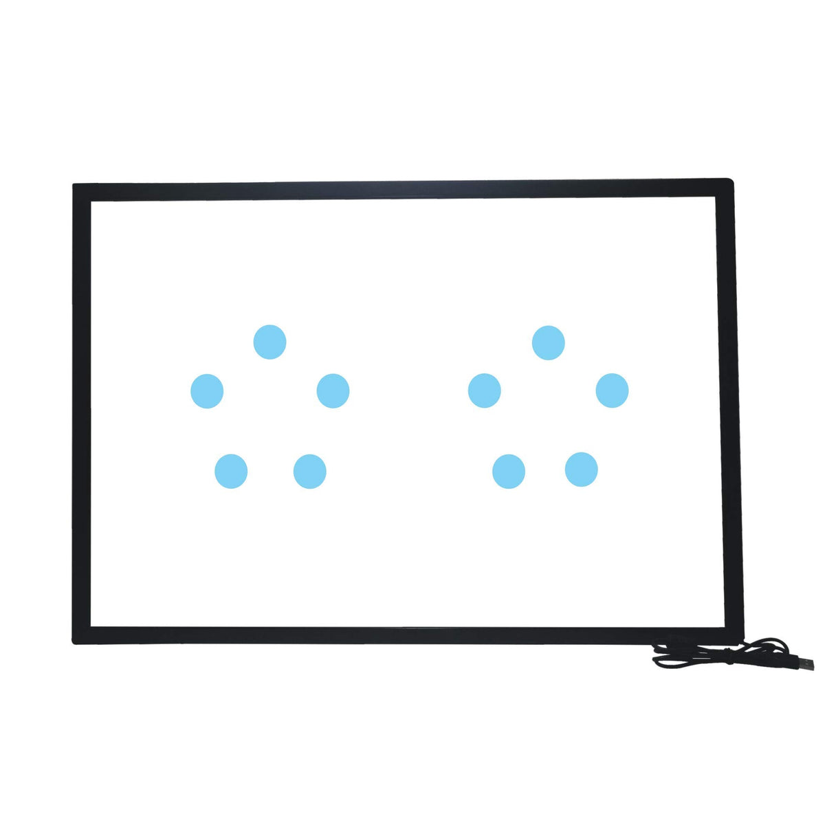 DeYoWo 75 Inch Interactive 10 Points Infrared IR Touch Screen Overlay Frame Free Driver