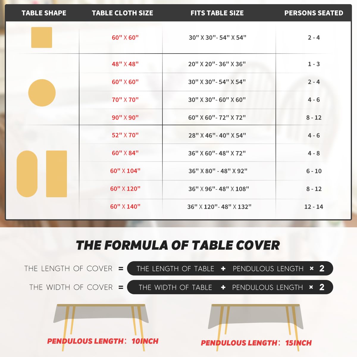 Horaldaily Mexico Tablecloth 60x84 Inch Rectangular, Halloween Cinco Dia De Los Muertos Seasonal Table Cover for Party Picnic Dinner Decor