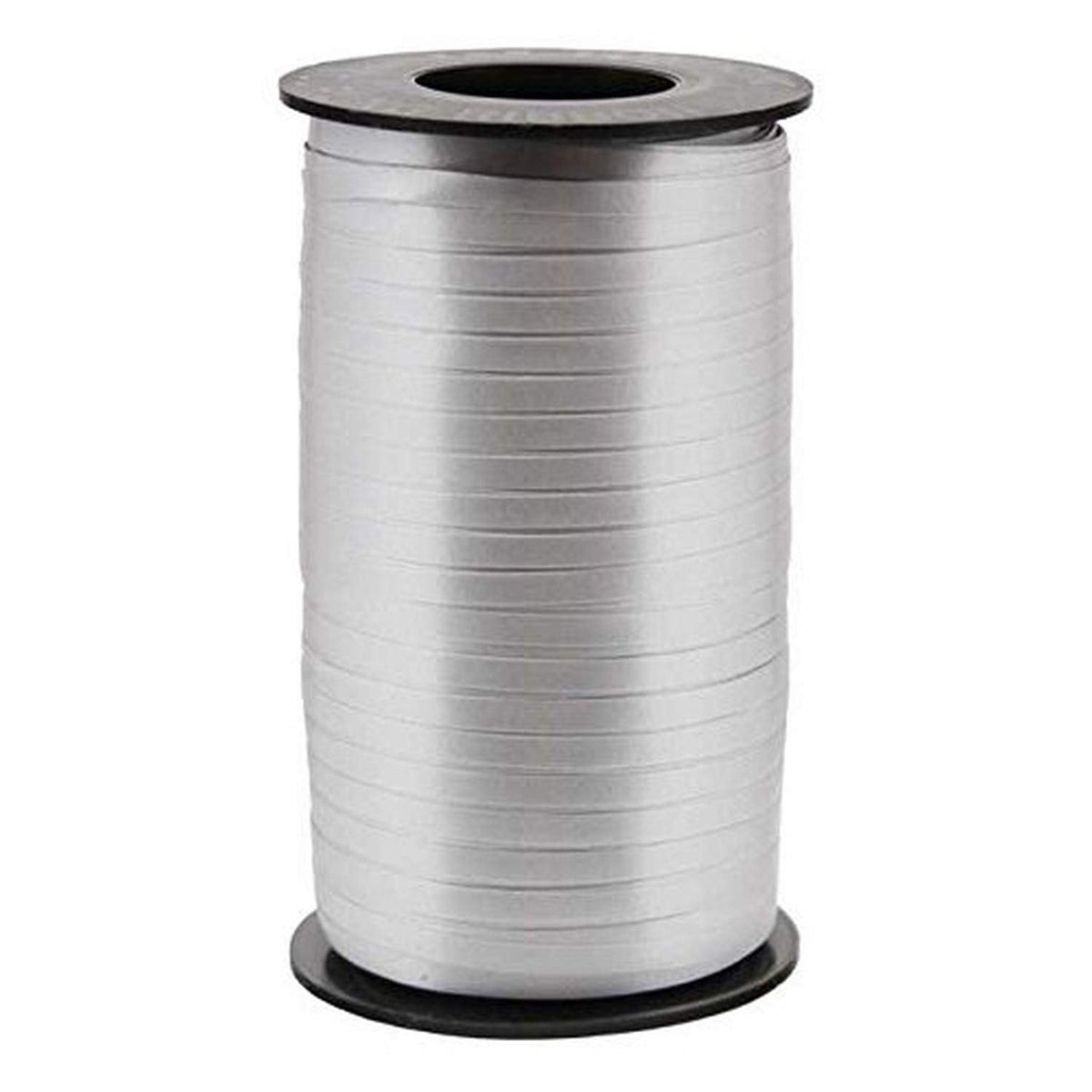 Berwick 1U 20 Offray Uncrimped Curling Ribbon, 3/16" W X 500 yd, Silver