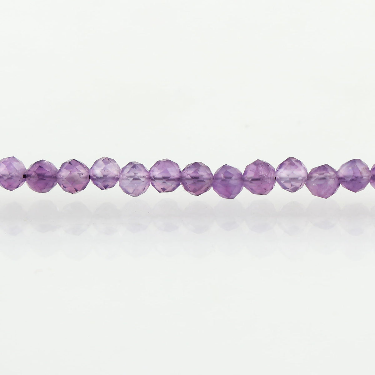 CRYSTALINES Natural Amethyst Gemstone Bracelets, Faceted Beads Stones, Handmade Boho Hypoallergenic Jewelry for Women, Healing Crystals, Adjustable Silver Plated 7+1inch February Birthday Gift