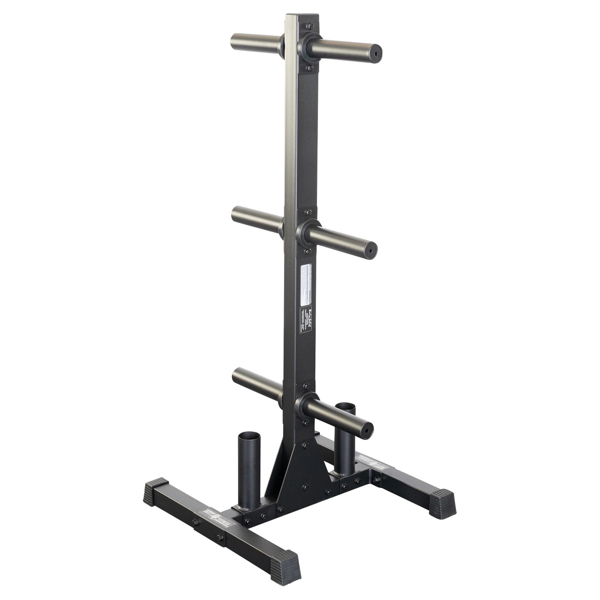 Body-Solid (BFWT10B) Weight Tree Rack for Olympic Plates - Bumper Plate Storage, Weight Plate Holder