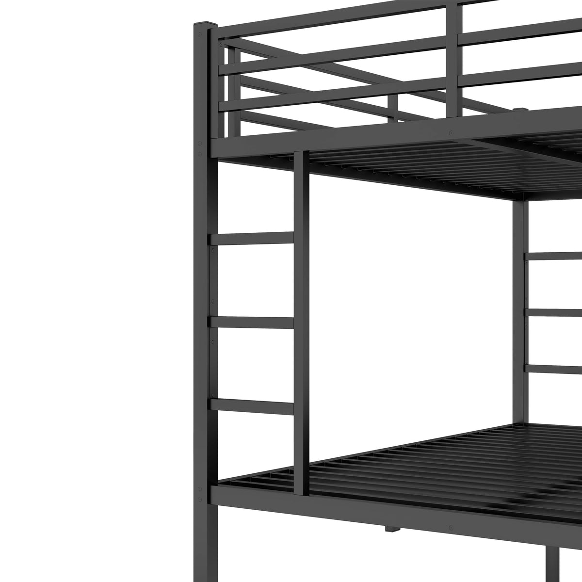 Bellemave Queen Over Queen Bunk Bed for Adults