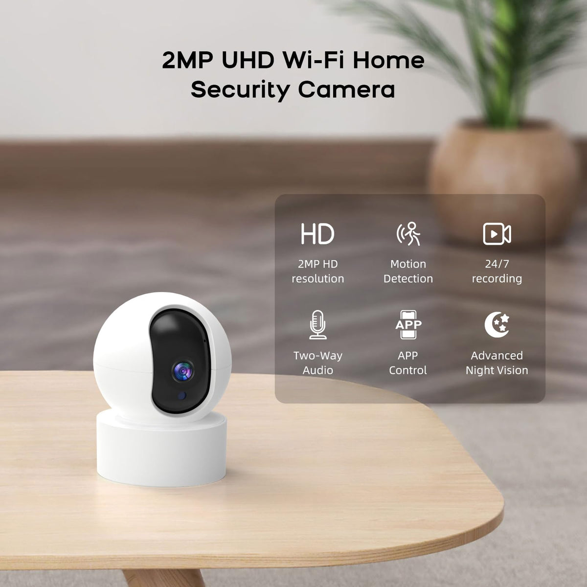 Alarm System for Home Security with Camera, Wireless Security System with 4.3’ Wireless fulltouch Screen Compatible with Alexa and Google for Home, Flat