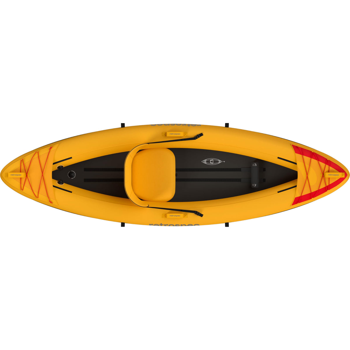 Retrospec Coaster Single & Tandem Inflatable Kayak for Adults - Blow Up Kayak, 220 & 440lb Capacity, Portable Lightweight Kayak with Paddle, Pump & Carry Bag