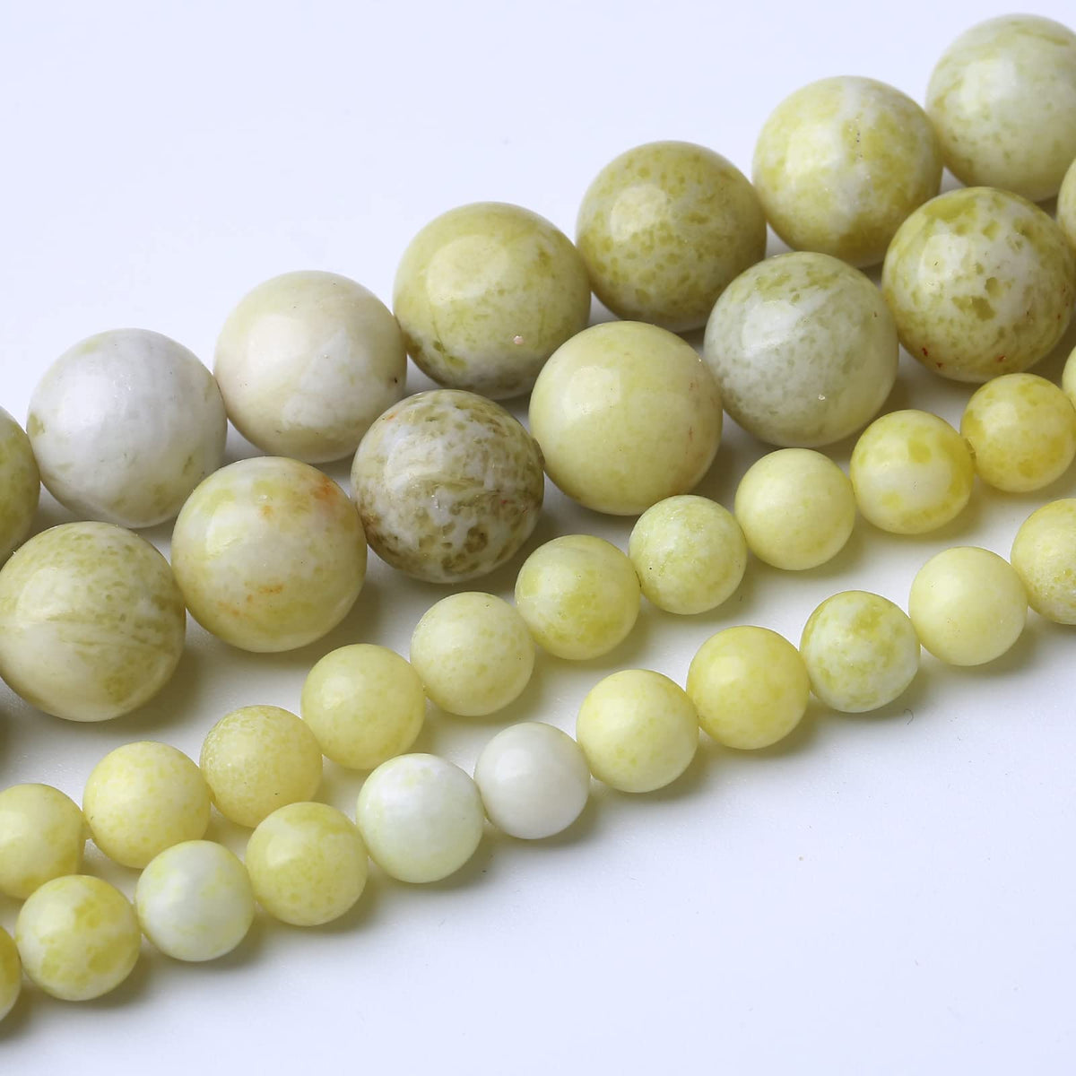 32PCS 12MM Natural Yellow Jasper Stone Beads Energy Healing Beads for DIY Jewelry Bracelet Necklace Making for Jewelry Making15Inch
