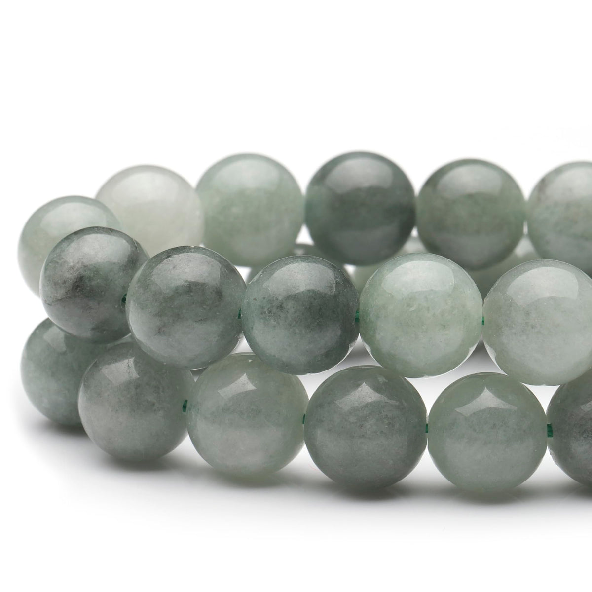 Youngbling Natural Gemstone Beads for Jewelry Making,6mm Dark Burmese Jade Polished Round Smooth Stone,Genuine Real Stone Red Beads for Bracelet Necklace 15 Inch(Dark Burmese Jade,6mm)