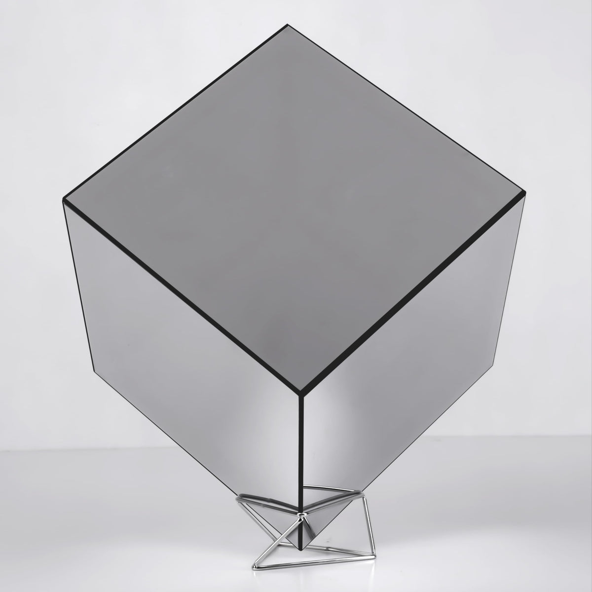 Heepulor Infinity Mirror Hyper Cube Table Lamp, Desk Art Night Light, Color-Changing Music-Sync APP-Controlled Ambient Light for Gaming, Party, Home, Gift (10 Inches)