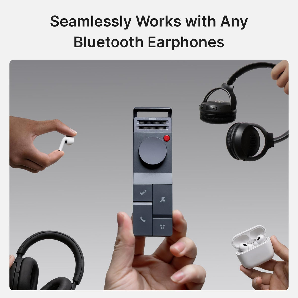 HiDock P1 AI Voice Recorder Work with Bluetooth Earbuds: BlueCatch Tech Smart Voice Recorder with Playback AI Transcriber Summarize for Lectures Meeting Notes Voice Activated Recorder 64GB(Star White)