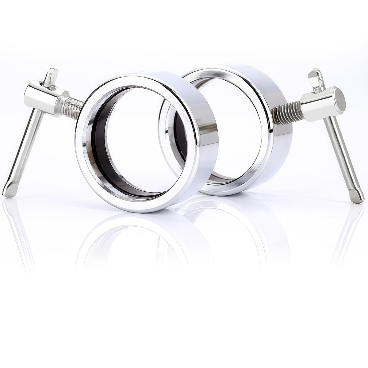 Fox Claw Olympic Barbell Collar for 2" Olympic Bar, Barbell Clamp Clips, Pair of Quick Release Stainless Steel Collars for Workout Weightlifting Fitness Pro Training