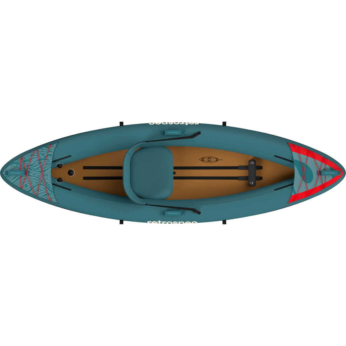 Retrospec Coaster Single & Tandem Inflatable Kayak for Adults - Blow Up Kayak, 220 & 440lb Capacity, Portable Lightweight Kayak with Paddle, Pump & Carry Bag