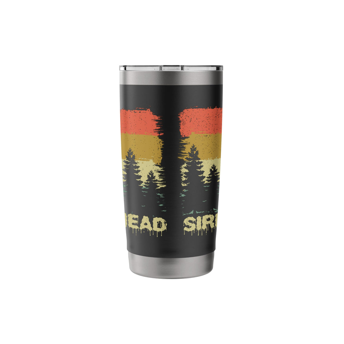Monster Myth Siren Head Mysterious Creature Creepy Halloween Stainless Steel Insulated Tumbler
