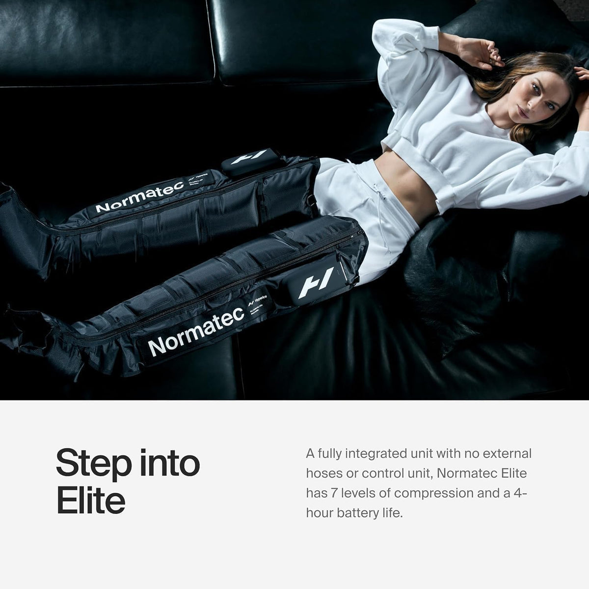 Hyperice Normatec Elite Legs Size Standard - Dynamic Air Compression Massage - Helps Increase Circulation in Legs, Reduces Muscle Pain and Aches and Improves Recovery Time Post-Workout