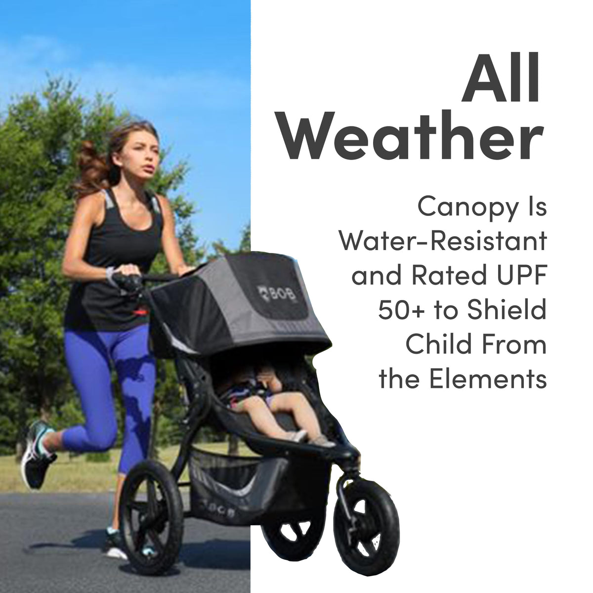 BOB Gear Revolution Flex 3.0 Jogging Stroller, Graphite Black