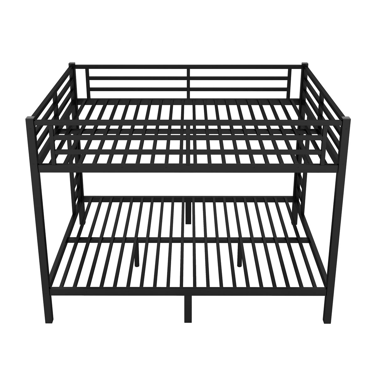Bellemave Queen Over Queen Bunk Bed for Adults