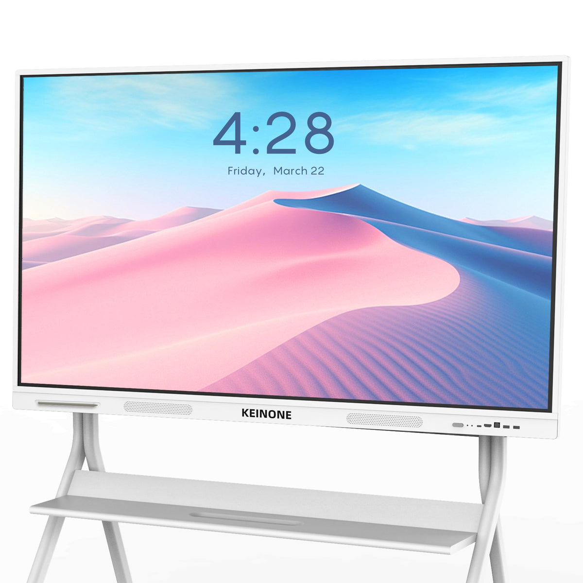KEINONE Interactive Smart Board for Classroom, 55” 8+128 GB Electronic Digital Whiteboard Built-in Android OS & Open App Ecosystem - 4K Touchscreen Smartboard for Home Office School Studio Display