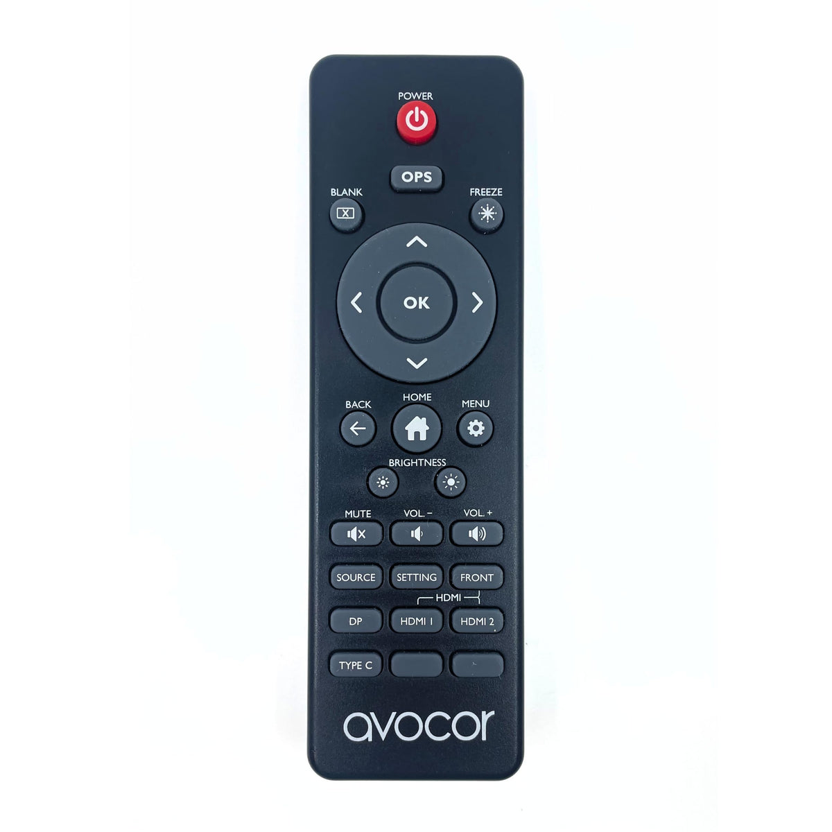 Avocor Replacement Remote | for E30 Series Interactive Displays | Compatible with AVE-30-A | Ergonomic Design, Easy Navigation, Battery Operated