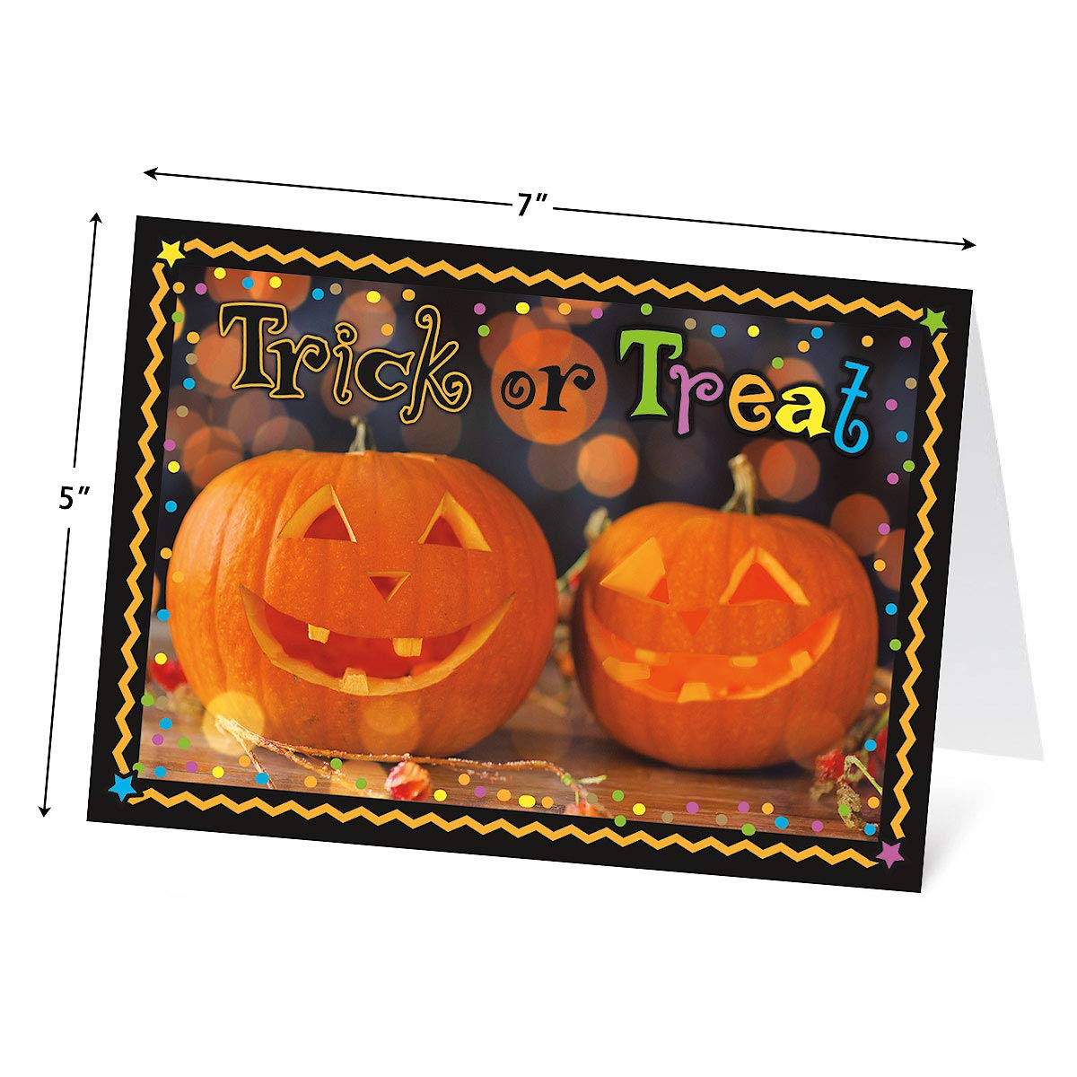 Current Halloween Greeting Cards Set - Themed Holiday Card Variety Value Pack, Set of 12 Large 5 x 7-Inch Cards, Assortment of 12 Unique Designs, Envelopes Included