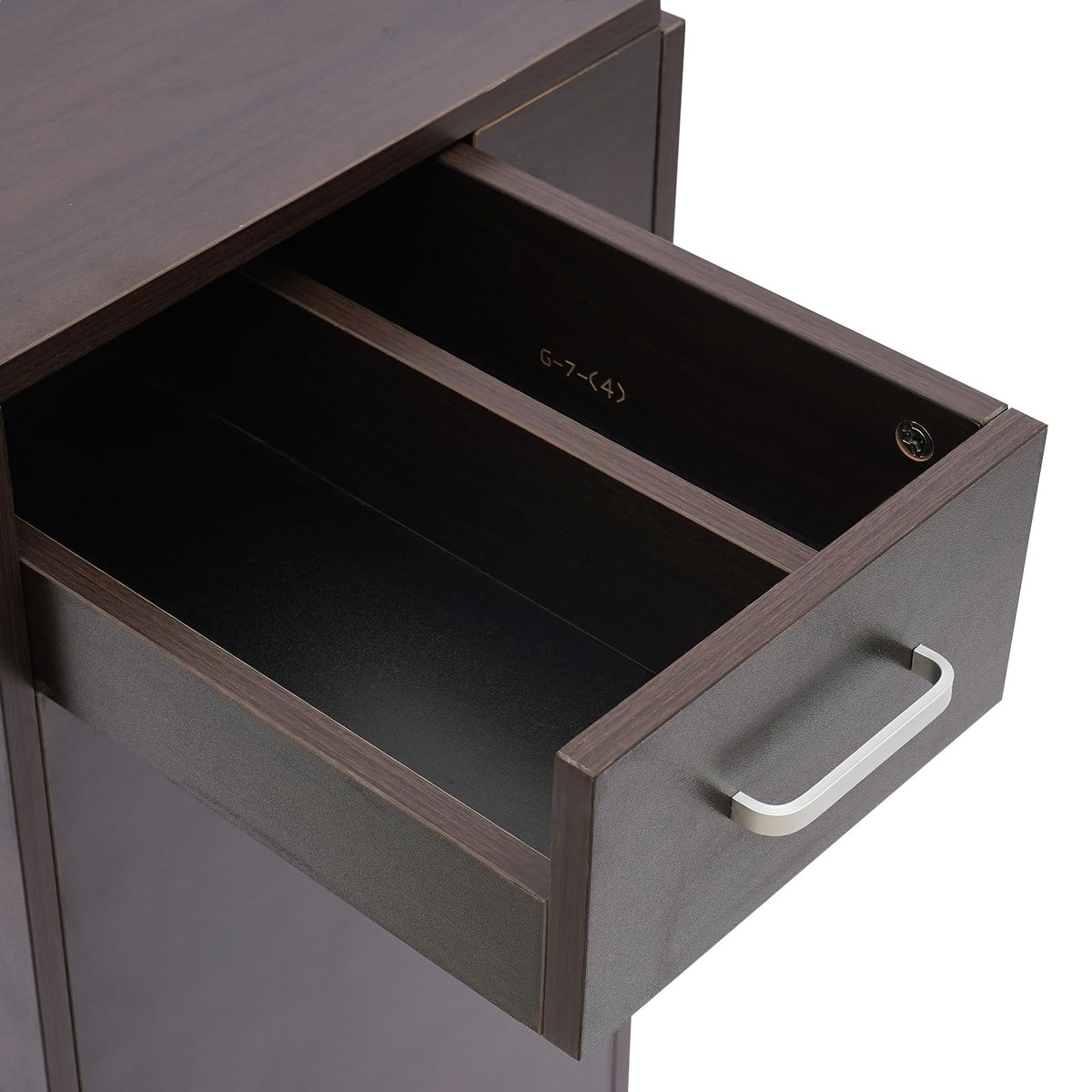 TREMENPOW Foldable Manicure Table, Single Station Nail Desk, Manicure Table with 3 Drawers & Wheels, 220lb Capacity, for Nail Salons, Beauty Spa, Home Office, Writing or Computer Desk