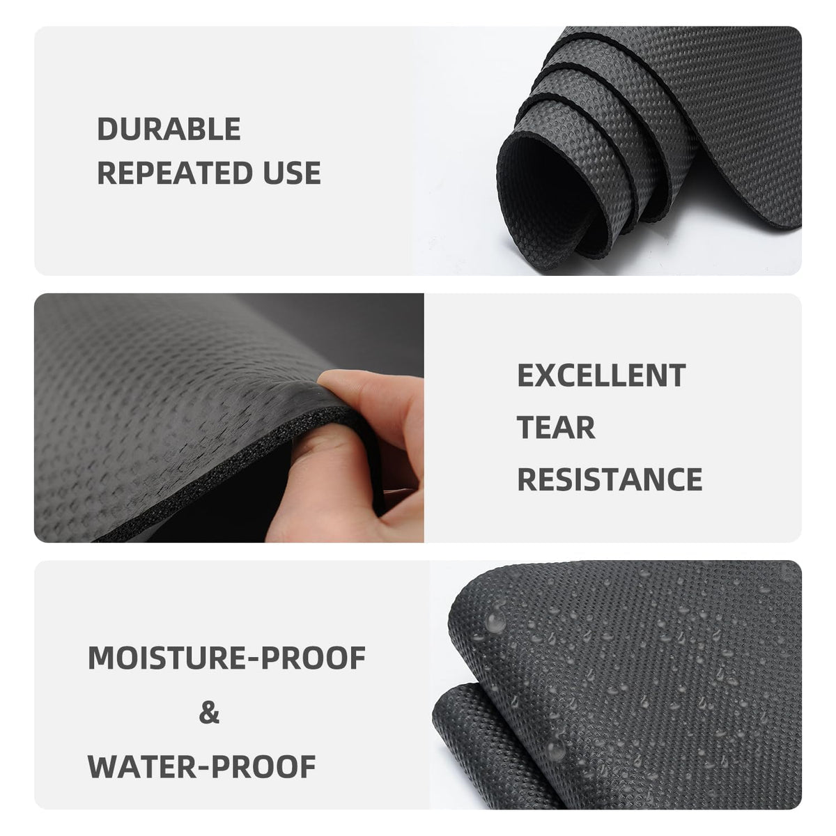 Treadmill Mat,Bike Mat,Stationary Bike Mat,Foldable Treadmill Mat for Hardwood Floors and Carpet.for Exercise Bike,Exercise Equipment Indoor Cycles,Rowing Elliptical (23.6" X 47.5")