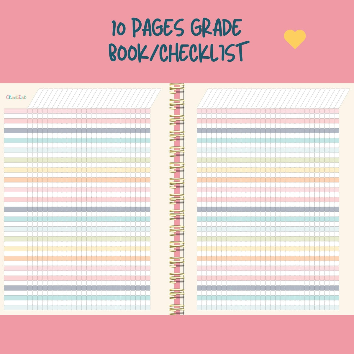 Undated Teacher Planner 8.5 x 11-12 Months & 52 Weeks | Colorful Bookstore Cover | Monthly & Weekly Lesson Plan Book with Stickers, Storage Pocket & Snap-In Bookmark | Classroom Organizer
