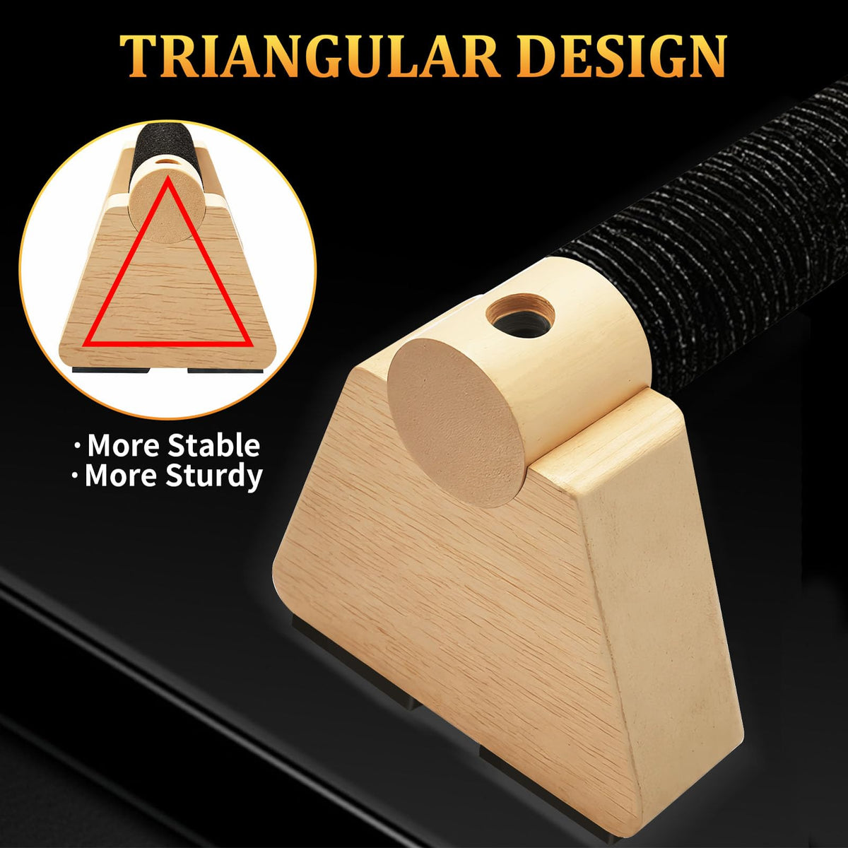 Parallettes Bars - Wooden Calisthenics Equipment for Handstand Training, Push Up Bars & Calisthenics Bar - Handstand Bars and Pushup Handles for Men