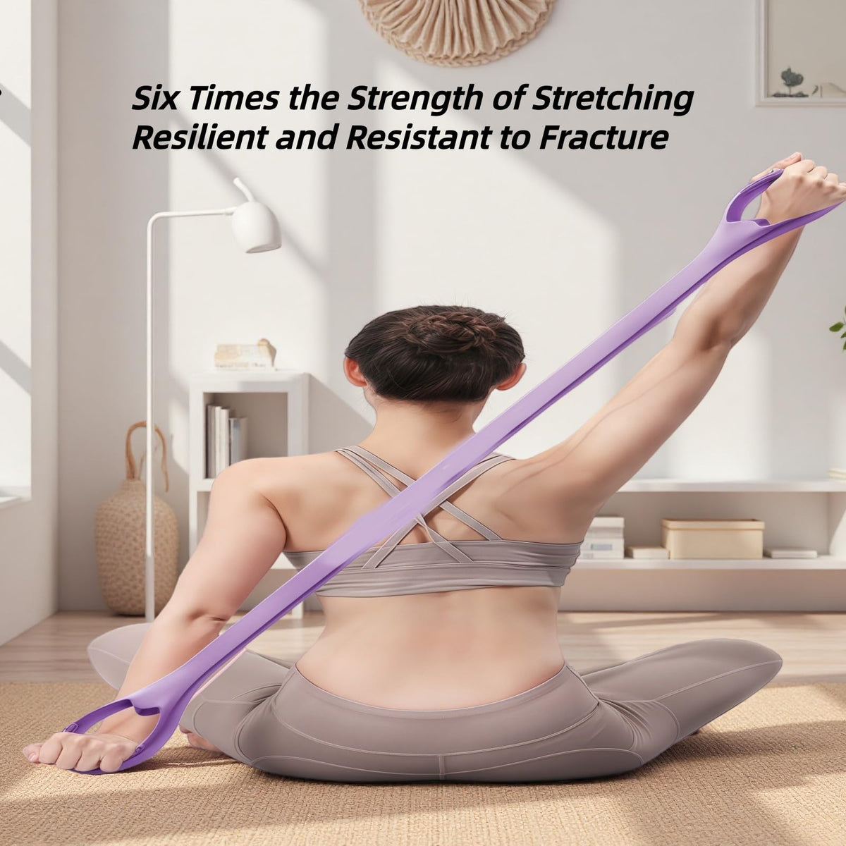 Figure 8 Resistance Band,Silicone Exercise Bands for Women,Arm Resistance Bands,Arm Workout Bands.（Pink）