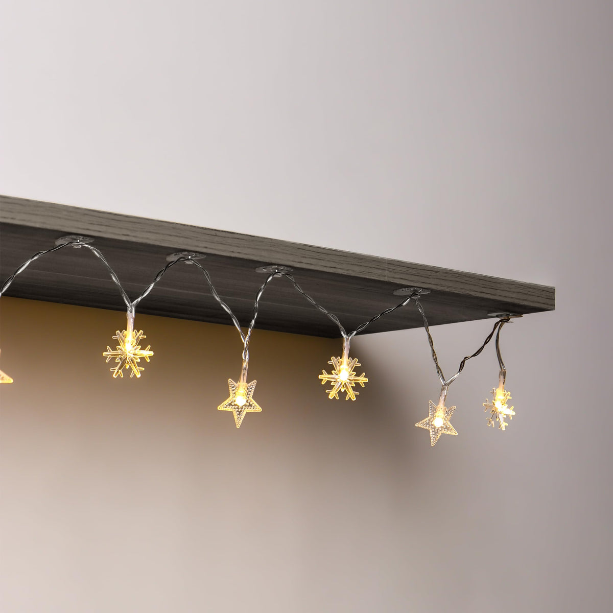 MOVELYST 240 Mini Clear Light Clips with 300 Adhesive Strips, Damage-Free Indoor Mini Wall Hooks for Hanging, Removable Clips for Christmas Decoration