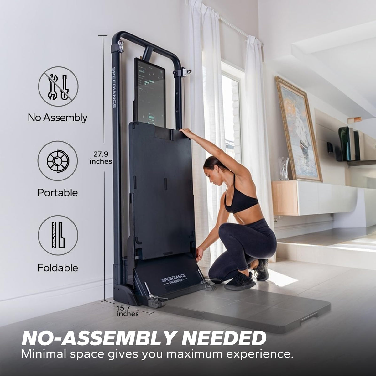 Speediance Gym Monster Smart Home Gym, Multifunctional Strength Training Machine, Smith Machine Power Cage Workout Station, Squat Rack Cable Machine, Full Body Fitness Equipment for Home Workout