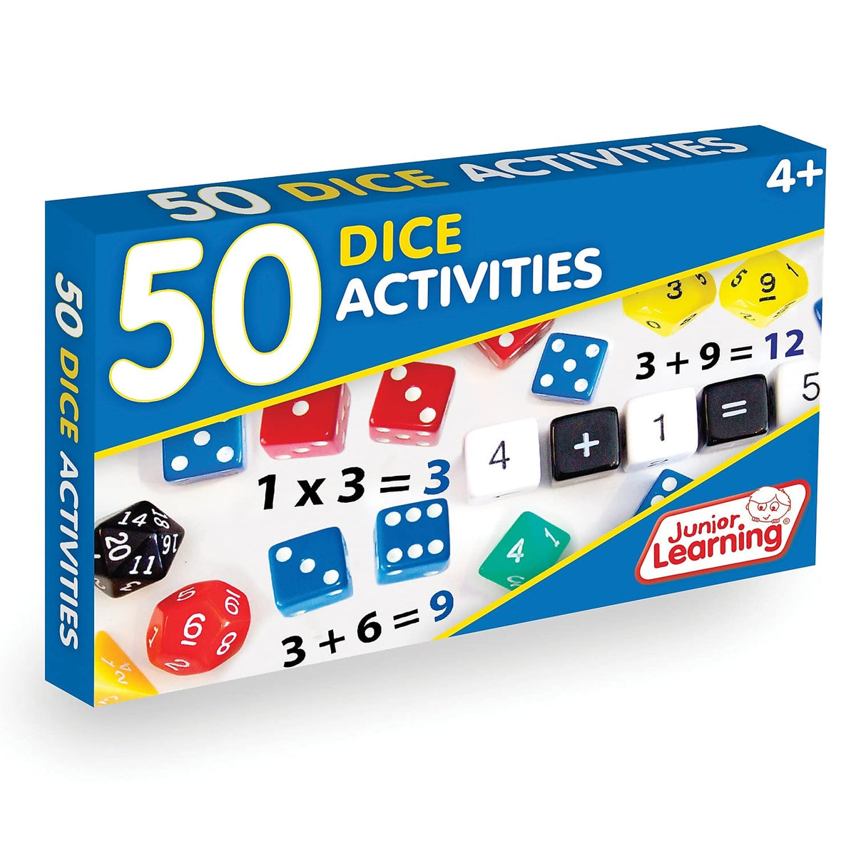 Junior Learning 50 Dice Activities Educational Action Games